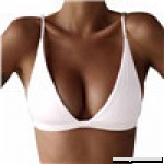 BCDshop Bikini Top Women Push-up Padded Bikini Bra Top Triangle Swimwear Swimsuit Beachwear White B079VFRG33